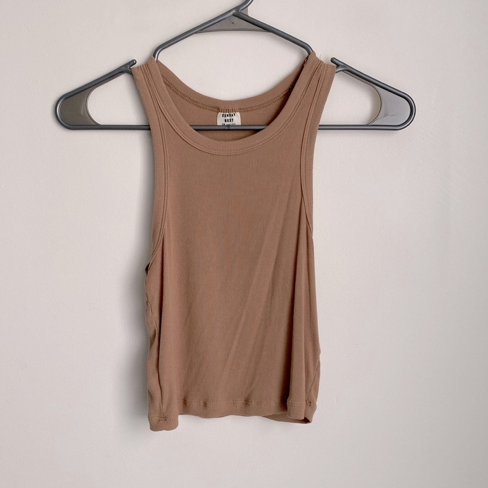 Aritzia Sunday Best Cropped Tank